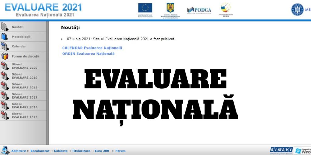 Evaluare Nationala